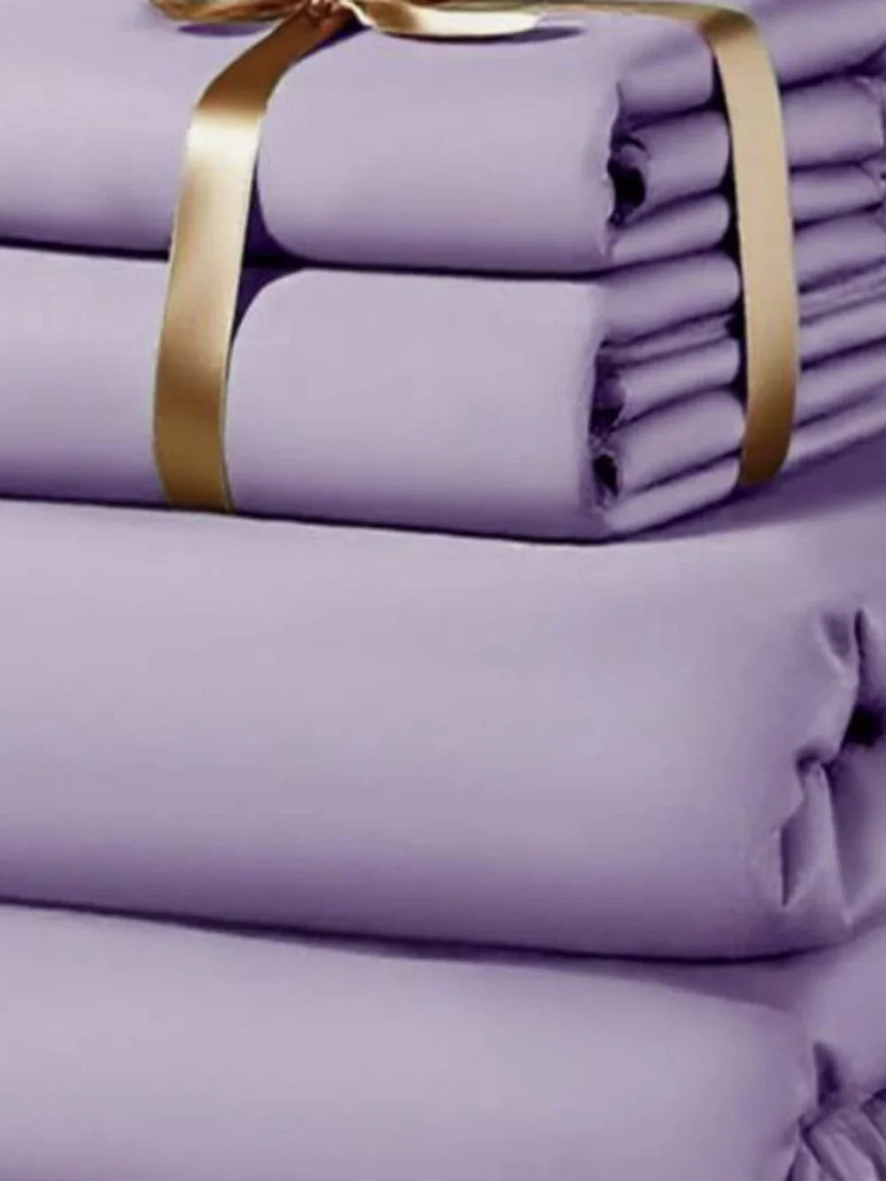 Luxury Viscose Derived from Bambo Twin Size Cooling Sheets Set Lilac/Purple.